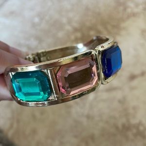 Chunky rhinestone bracelet